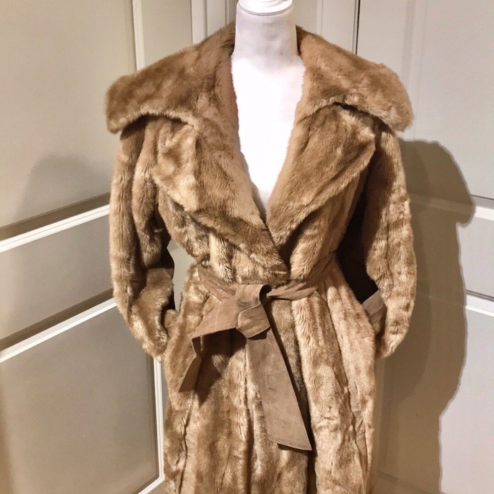 Vintage Lilli Ann 60's/70's faux fur/suede jacket